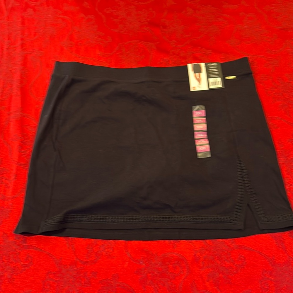 Jones New York Black Split Hem Skort Sz XL